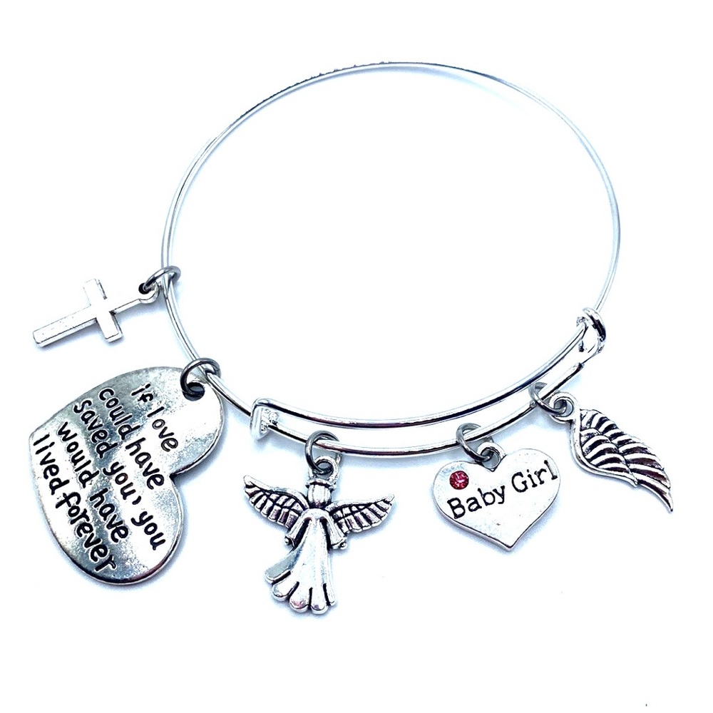 Memorial Bracelet Loss Of Baby Girl If Love Could Have Saved You Bereavement